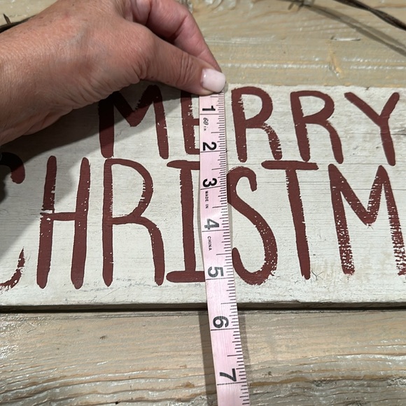 Rustic Merry Christmas Wood Sign - Picture 13 of 13